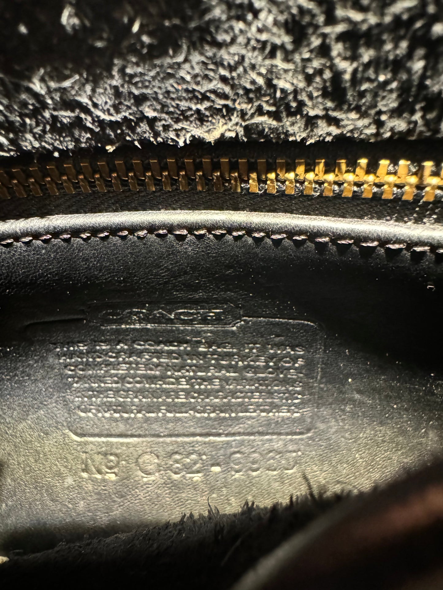 Vintage Coach Black 9965 Legacy Small Flap