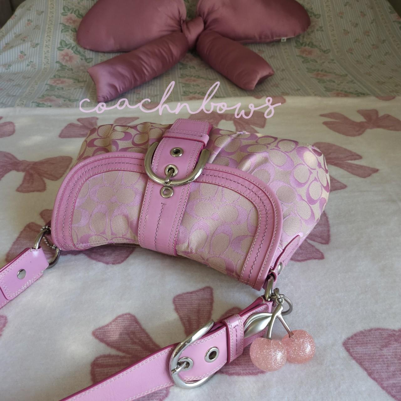 Vintage Barbie Pink Soho Buckle Signature Cs Rare Shoulder Purse