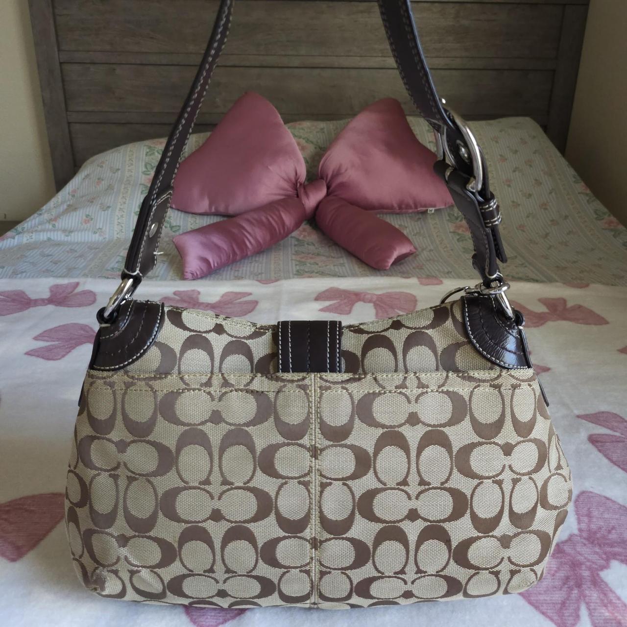 Y2K Vintage Coach Soho Signaure Cs Shoulder Purse With Wallet