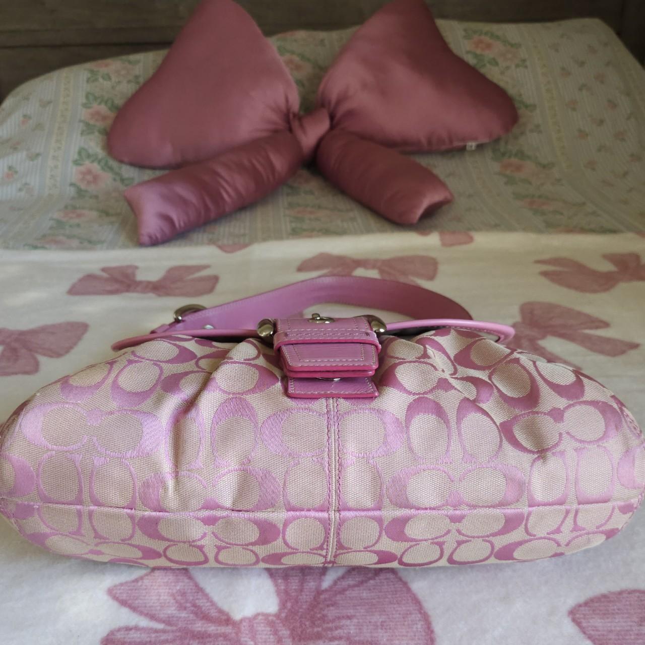 Vintage Barbie Pink Soho Buckle Signature Cs Rare Shoulder Purse