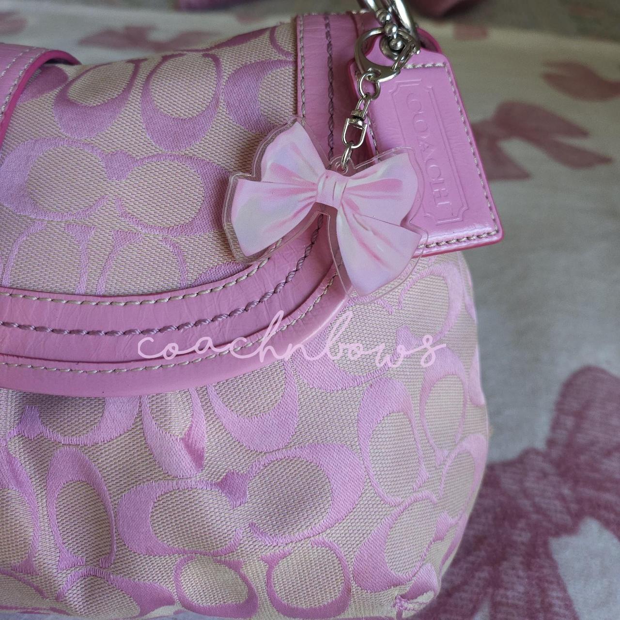 Vintage Barbie Pink Soho Buckle Signature Cs Rare Shoulder Purse