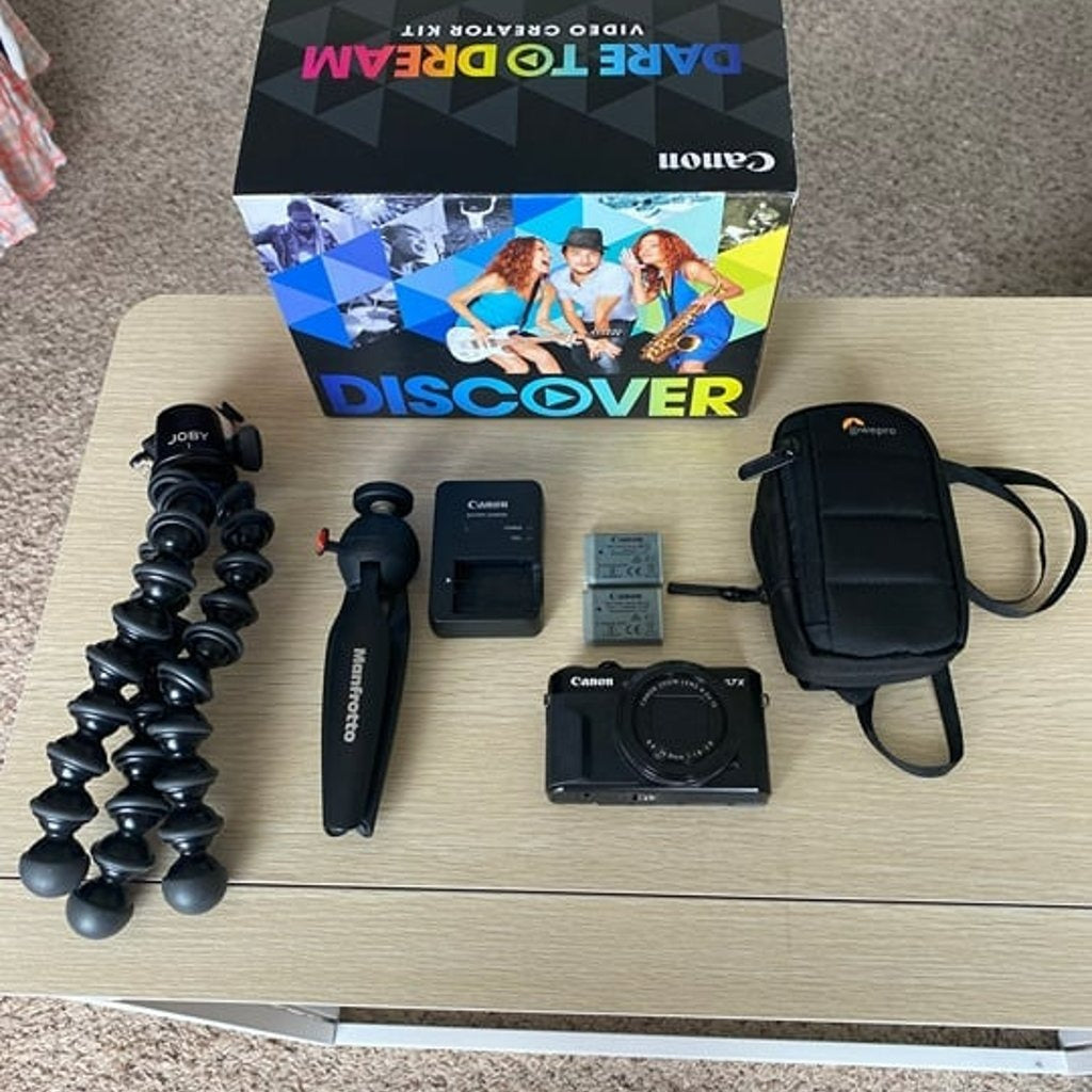 Canon Powershot G7X Mark Ii Digital Camera Video Creator Kit Bundle Zn