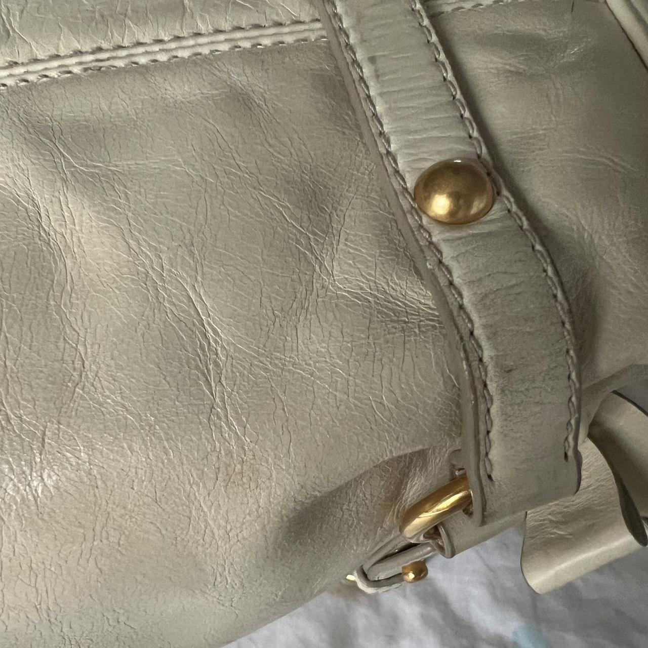 Authentic Cream Miu Miu Vitello Lux Bow Bag With Gold Hardware