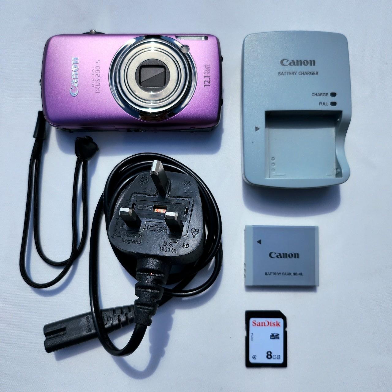 Pink Canon Ixus 200 Is Digital Camera Wm