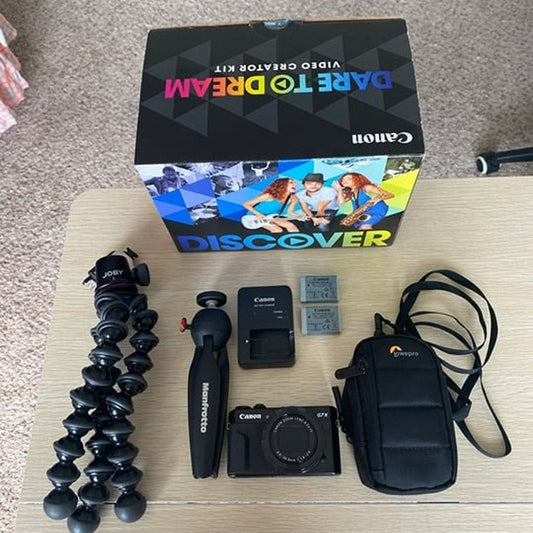 Canon Powershot G7X Mark Ii Digital Camera Video Creator Kit Bundle Zn